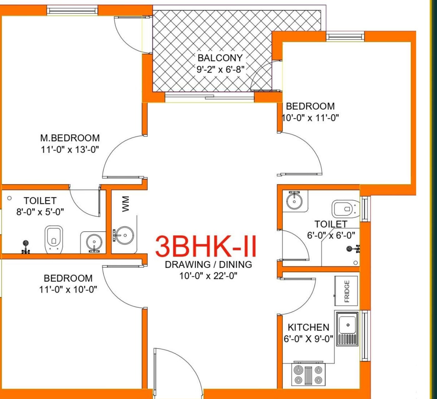 Typical floor plan
